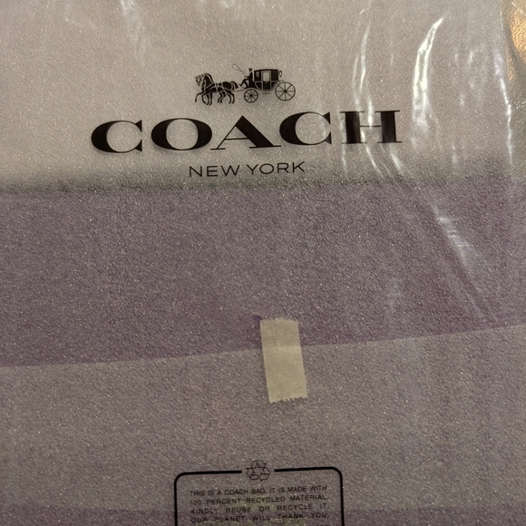 Authentic Purple Coach Crossbody Bag - Picture 8 of 13